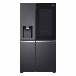 LG GSXV90MCDE, Pose libre, Américain, Noir, LED, Tactile, Sans fil, LED