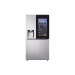 LG InstaView GSXV90MBAE, Pose libre, Américain, Acier inoxydable, LED, Tactile, A l'intérieur