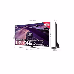 LG QNED MiniLED 65QNED876QB TV 65" 4K Ultra HD Smart TV Wifi Noir, Argent