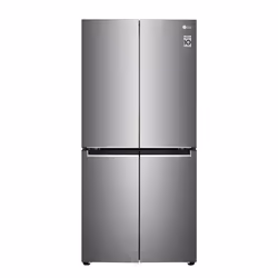 LG GMB844PZFG, Pose libre, Porte française, Métallique, Argent, LED, Tactile, LED