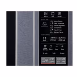 LG MH6044V micro-onde Comptoir Micro-ondes grill 20 L 800 W Noir, Acier inoxydable - Vue supplémentaire 4