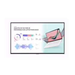 LG 43UH5J-H affichage de messages Écran plat interactif 43" Wifi 500 cd/m² 4K Ultra HD Noir 24/7