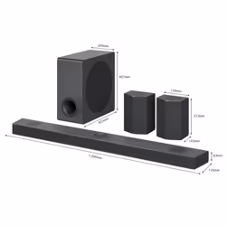 LG S95QR Argent 9.1.5 canaux 810 W
