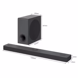 LG S80QY Argent 3.1.3 canaux 480 W