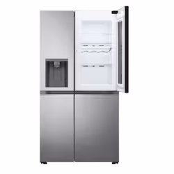 LG InstaView GSXV80PZLE, Pose libre, Américain, Argent, Inox Premium, LED, Tactile, Sans fil