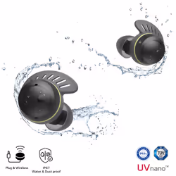 LG TONE Free TF8 Noir, Citron vert