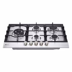 LG CBGZ3016S Acier inoxydable Intégré 75 cm Gaz 5 zone(s) - Vue supplémentaire 2