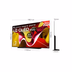 LG OLED OLED83C44LA TV 83" 4K Ultra HD Smart TV Wifi Marron