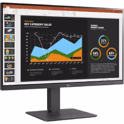LG MONITOR 27BR650B-C.AEU, 68,6 cm (27"), 1920 x 1080 pixels, Full HD, LED, 5 ms, Gris