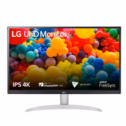LG 27UP600P-W.AEU, 68,6 cm (27"), 3840 x 2160 pixels, 4K Ultra HD, LED, 5 ms, Noir