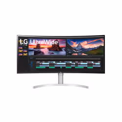 LG 38WN95CP-W, 96,5 cm (38"), 3840 x 1600 pixels, Quad HD+, QLED, 1 ms, Blanc