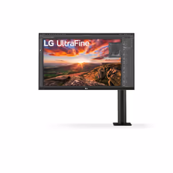 LG UltraFine Ergo, 68,6 cm (27"), 3840 x 2160 pixels, 4K Ultra HD, LED, 5 ms, Noir