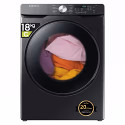 Samsung WF18T8000GV, Charge avant, 18 kg, B, 72 dB, 1100 tr/min, C