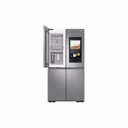 Samsung RF65A977FSR, Pose libre, Porte française, Acier inoxydable, LED, Porte-sur-porte, Tactile