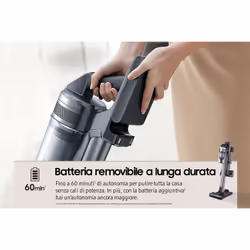 Samsung VS20R9046T3 aspirateur de table Titane Sac à poussière - Vue supplémentaire 11