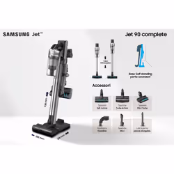 Samsung VS20R9046T3 aspirateur de table Titane Sac à poussière - Vue supplémentaire 5
