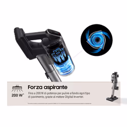 Samsung VS20R9046T3 aspirateur de table Titane Sac à poussière - Vue supplémentaire 7