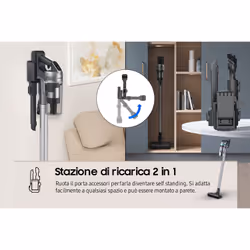 Samsung Jet 75 pet aspirateur de table Couleur menthe, Argent Sans sac - Vue supplémentaire 10