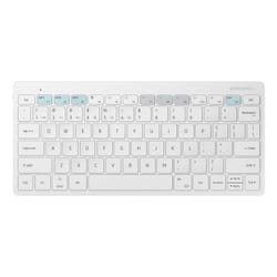 Samsung EJ-B3400 clavier Bluetooth QWERTY Anglais Blanc