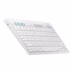 Samsung EJ-B3400 clavier Bluetooth QWERTY Anglais Blanc