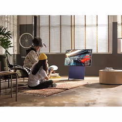 Samsung The Sero QE43LS05TCUXXC Smart TV 43 pouces QLED 4K UHD Tizen Bleu - Vue supplémentaire 8