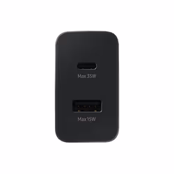Samsung EP-TA220NBEGEU chargeur d'appareils mobiles Écouteurs, Casque, Ordinateur portable, Smartphone, Smartwatch, Tablette Noir Secteur Intérieure