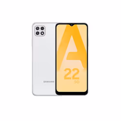 Samsung Galaxy A22 5G SM-A226B, 16,8 cm (6.6"), 1080 x 2408 pixels, 4 Go, 128 Go, 48 MP, Blanc