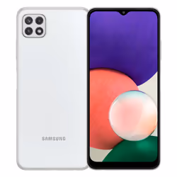 Samsung Galaxy A22 5G SM-A226B, 16,8 cm (6.6"), 2400 x 1080 pixels, 2,2 GHz, 128 Go, 48 MP, Blanc