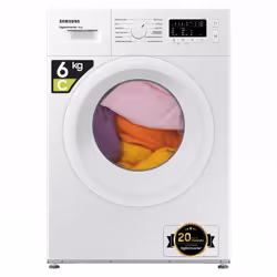 Samsung WW60A3120WE, Charge avant, 6 kg, C, 74 dB, 1200 tr/min, C