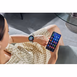 Samsung Galaxy Watch4 Classic 46mm Tactile 4G Argent Wifi GPS - Vue supplémentaire 9