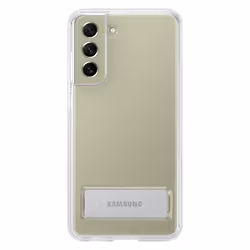 Samsung Clear Standing Rugged Cover S21 FE, Housse, Samsung, Galaxy S21FE, 16,3 cm (6.41"), Transparent