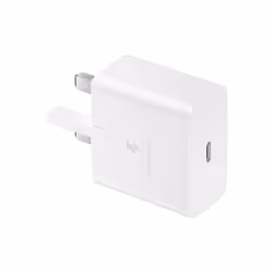 Samsung 15W Adaptive Fast Charger (with C to C Cable), Intérieure, USB, 9 V, 2 A, 1 m, Blanc