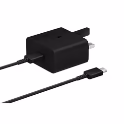 Samsung 15W Adaptive Fast Charger (with C to C Cable) Smartphone Noir USB Charge rapide Intérieure - Vue supplémentaire 4