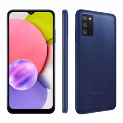 Samsung A037G/DSN Galaxy A03s (6.5'', Double Sim - 64 Go, 4 Go RAM) Bleu