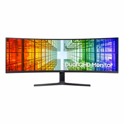 Samsung LS49A950UIU, 124,5 cm (49"), 5120 x 1440 pixels, 5K Ultra HD, QLED, 4 ms, Noir