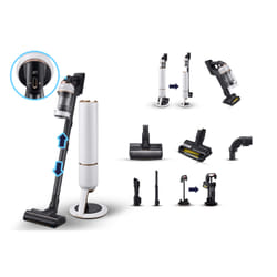 Samsung VS20A95823W aspirateur de table Noir, Blanc Sans sac