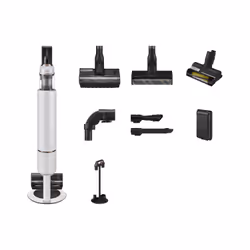 Samsung VS20A95843W, Sans sac, Blanc, 0,5 L, Sec&amp;humide, Cyclonique, Multi cyclonique
