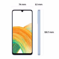 Samsung Galaxy A33 5G SM-A336B 6 Go 128 Go Bleu - Vue supplémentaire 7