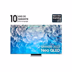 Samsung Series 9 85QN900B 85" 8K Ultra HD Smart TV Wifi Acier inoxydable