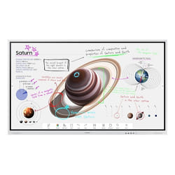 Samsung WM75B tableau blanc interactif et accessoire 75" 3840 x 2160 pixels Écran tactile Gris USB / Bluetooth