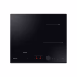Samsung Table à induction Flex Zone Plus - NZ64B6058GK, Noir, Intégré, 60 cm, Plaque avec zone à induction, Verre, 4 zone(s)