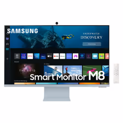 Samsung S32BM80BUU écran plat de PC 32" 4K Ultra HD Bleu, Blanc