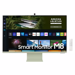 Samsung S32BM80GUU, 81,3 cm (32"), 3840 x 2160 pixels, 4K Ultra HD, 4 ms, Vert, Blanc