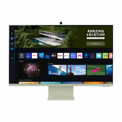 Samsung S32BM80GUU écran plat de PC 32" 4K Ultra HD Vert, Blanc