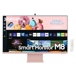 Samsung S32BM80PUU écran plat de PC 32" 4K Ultra HD LED Rose, Blanc