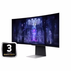 Samsung Odyssey Neo G8 S34BG850SU écran plat de PC 34" UltraWide Quad HD OLED Argent - Vue supplémentaire 25