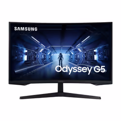 Samsung Odyssey G5, 81,3 cm (32"), 2560 x 1440 pixels, Wide Quad HD, LED, 1 ms, Noir