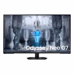 Samsung Odyssey Neo G7, 109,2 cm (43"), 3840 x 2160 pixels, 4K Ultra HD, LED, 1 ms, Blanc