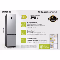 Samsung RB38C674CSA réfrigérateur-congélateur Pose libre C Acier inoxydable - Vue supplémentaire 3