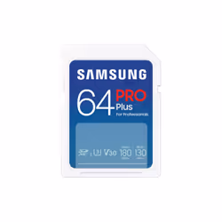 Samsung MB-SD64S/EU, 64 Go, SD, Classe 3, UHS-I, 180 Mo/s, 130 Mo/s